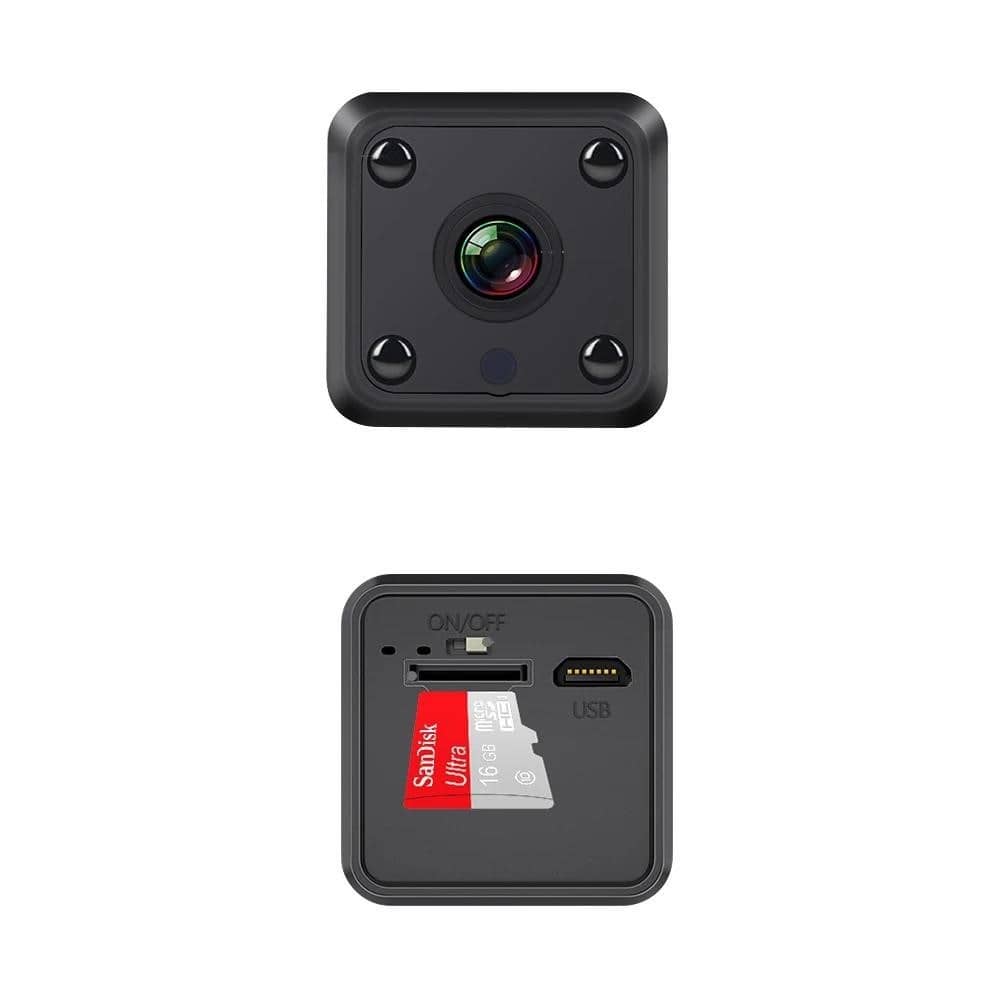 X6 Mini WiFi IP kamera 1080P HD drošības novērošana Micro Cam Night ...