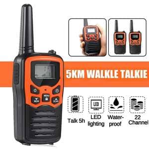 2 gab. Rokas rācijas radio 22 kanālu komplekts 10 km Uhf 400-470 Mhz ...