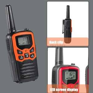 2 gab. Rokas rācijas radio 22 kanālu komplekts 10 km Uhf 400-470 Mhz ...
