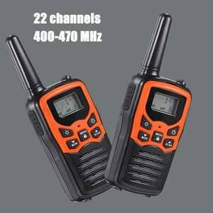 2 gab. Rokas rācijas radio 22 kanālu komplekts 10 km Uhf 400-470 Mhz ...