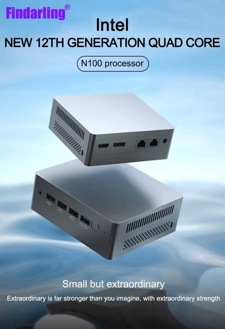 Pilnīgi jauns 12. paaudzes Intel Alder Lake N100 MINI dators Windows 11 ...
