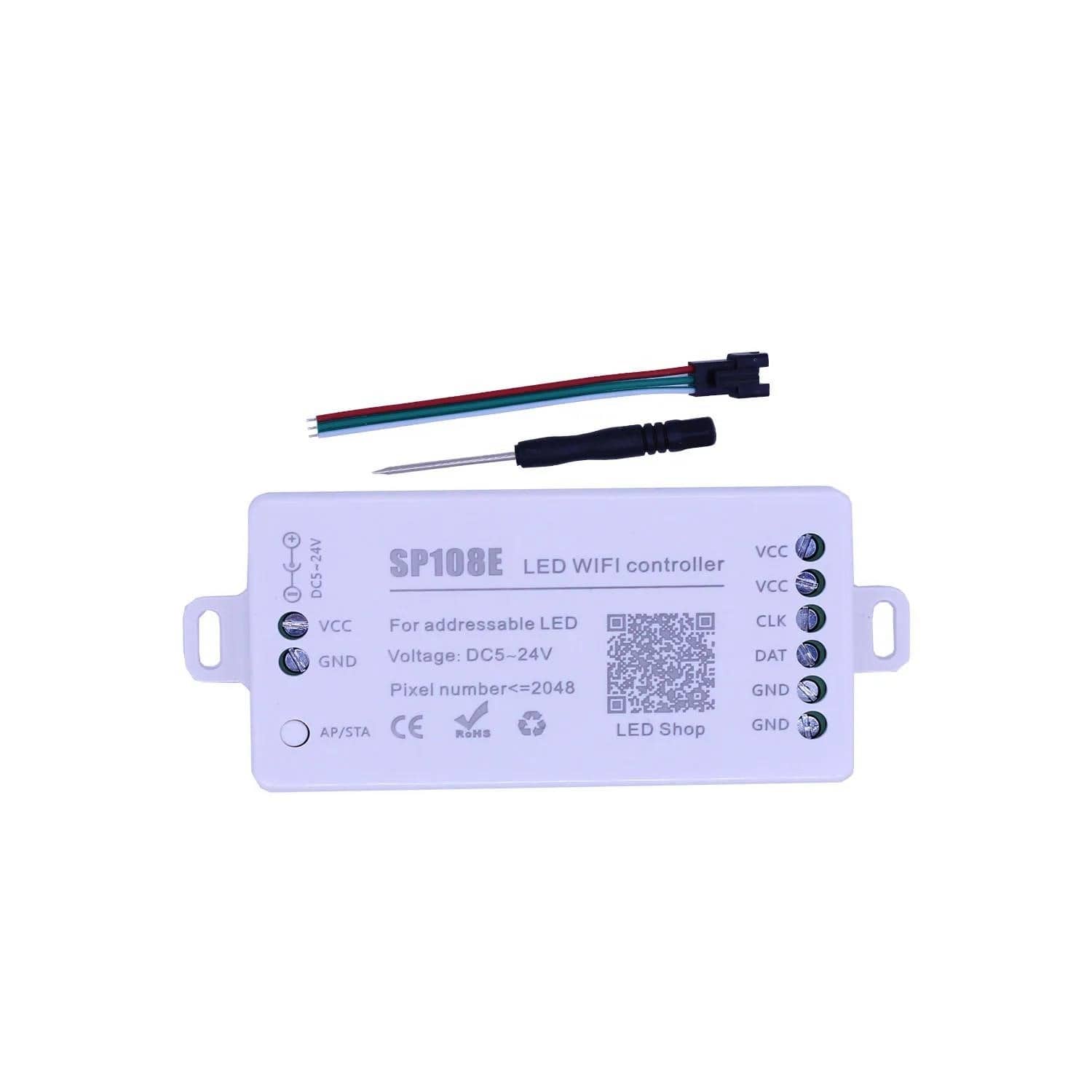 SP105E SP108E Magic Controller Bluetooth DC5-24V 2048 pikseļi priekš ...